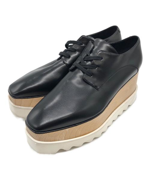 STELLA McCARTNEY（ステラマッカートニー）STELLA McCARTNEY (ステラマッカートニー) レースアップシューズ ブラック サイズ:38 1/2の古着・服飾アイテム