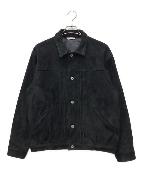 JOURNAL STANDARD（ジャーナルスタンダード）JOURNAL STANDARD (ジャーナルスタンダード) ゴートスエード トラッカージャケット ブラック サイズ:Lの古着・服飾アイテム