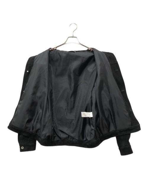 JOURNAL STANDARD（ジャーナルスタンダード）JOURNAL STANDARD (ジャーナルスタンダード) ゴートスエード トラッカージャケット ブラック サイズ:Lの古着・服飾アイテム