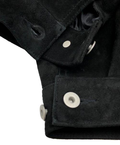 JOURNAL STANDARD（ジャーナルスタンダード）JOURNAL STANDARD (ジャーナルスタンダード) ゴートスエード トラッカージャケット ブラック サイズ:Lの古着・服飾アイテム