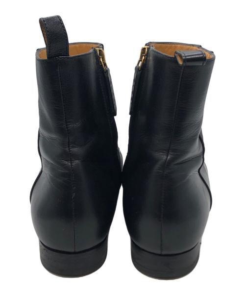GUCCI（グッチ）GUCCI (グッチ) ホースビットアンクルブーツ ブラック サイズ:37 1/2の古着・服飾アイテム