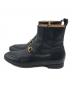 GUCCI (グッチ) ホースビットアンクルブーツ ブラック サイズ:37 1/2：18000円