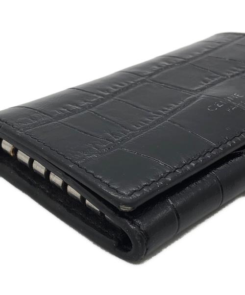 CELINE（セリーヌ）CELINE (セリーヌ) 型押し6連キーケース ブラック サイズ:下記参照の古着・服飾アイテム