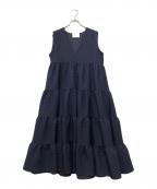 merletteマーレット）の古着「ノースリーブワンピース」｜ネイビー