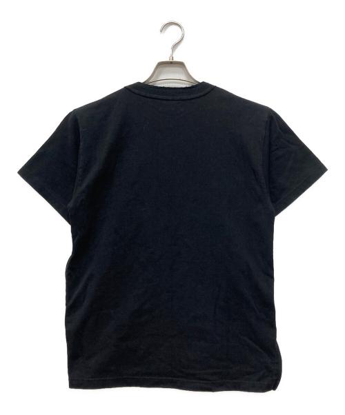 sacai（サカイ）sacai (サカイ) A.P.C. (アーペーセー) ロゴプリントTシャツ ブラック サイズ:Sの古着・服飾アイテム