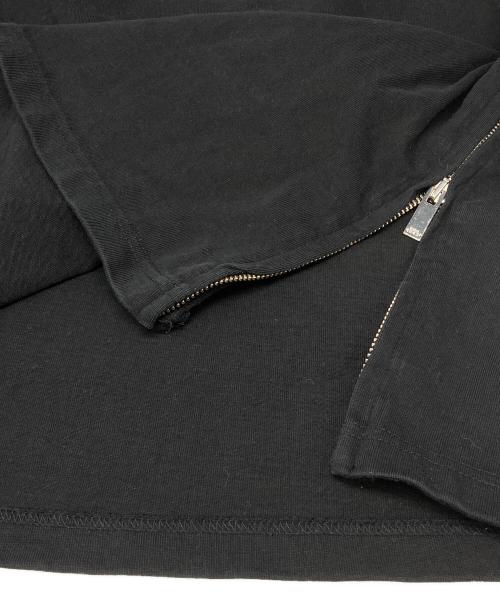 sacai（サカイ）sacai (サカイ) A.P.C. (アーペーセー) ロゴプリントTシャツ ブラック サイズ:Sの古着・服飾アイテム