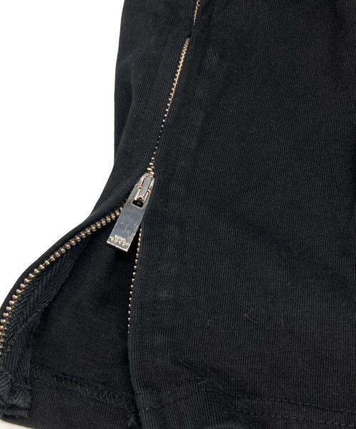 sacai（サカイ）sacai (サカイ) A.P.C. (アーペーセー) ロゴプリントTシャツ ブラック サイズ:Sの古着・服飾アイテム