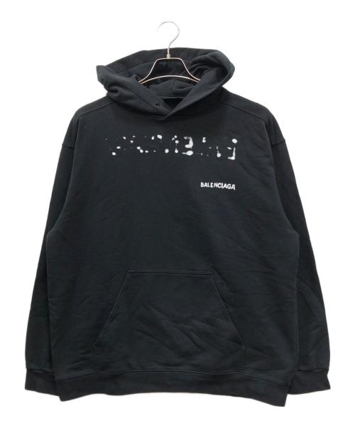 BALENCIAGA（バレンシアガ）BALENCIAGA (バレンシアガ) HAND DRAWN BALENCIAGA HOODIE ブラック サイズ:Sの古着・服飾アイテム