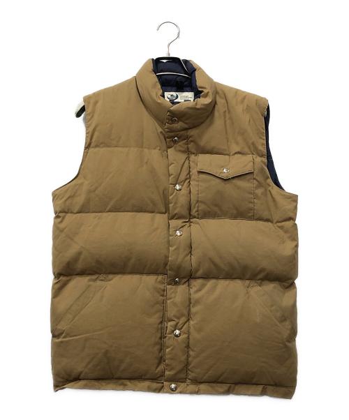 Crescent Down Works（クレセントダウンワークス）Crescent Down Works (クレセントダウンワークス) ダウンベスト ベージュ サイズ:Lの古着・服飾アイテム