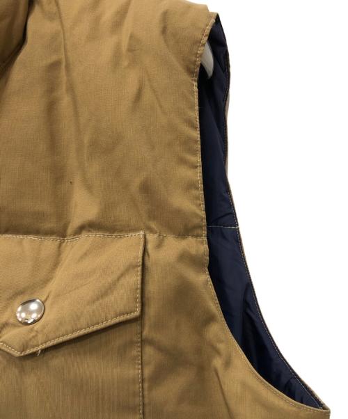 Crescent Down Works（クレセントダウンワークス）Crescent Down Works (クレセントダウンワークス) ダウンベスト ベージュ サイズ:Lの古着・服飾アイテム