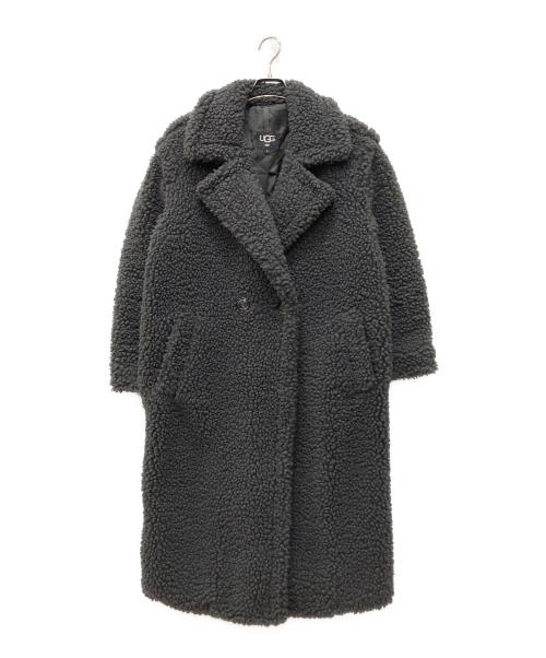 UGG（アグ）UGG (アグ) ボアダブルロングコート ブラック サイズ:Sの古着・服飾アイテム