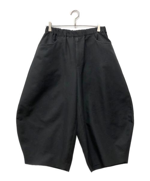 BLACK COMME des GARCONS（ブラックコムデギャルソン）BLACK COMME des GARCONS (ブラックコムデギャルソン) エステルツイル サルエルパンツ ブラック サイズ:Sの古着・服飾アイテム