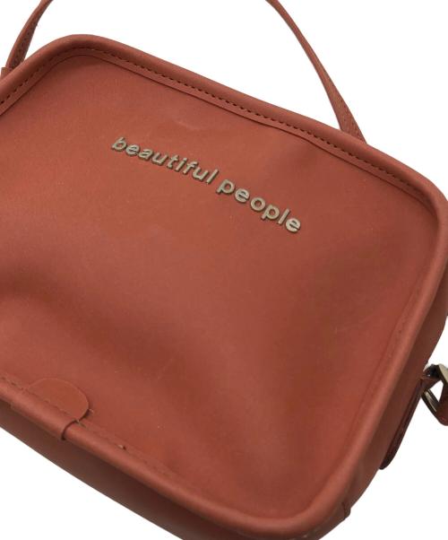 beautiful people（ビューティフルピープル）beautiful people (ビューティフルピープル) ショルダーバッグ レッド サイズ:下記参照の古着・服飾アイテム