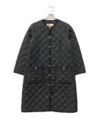 Traditional Weatherwearトラディショナルウェザーウェア）の古着「キルティングコート」｜ブラック