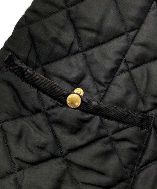 Traditional Weatherwear（トラディショナルウェザーウェア）Traditional Weatherwear (トラディショナルウェザーウェア) キルティングコート ブラック サイズ:36の古着・服飾アイテム