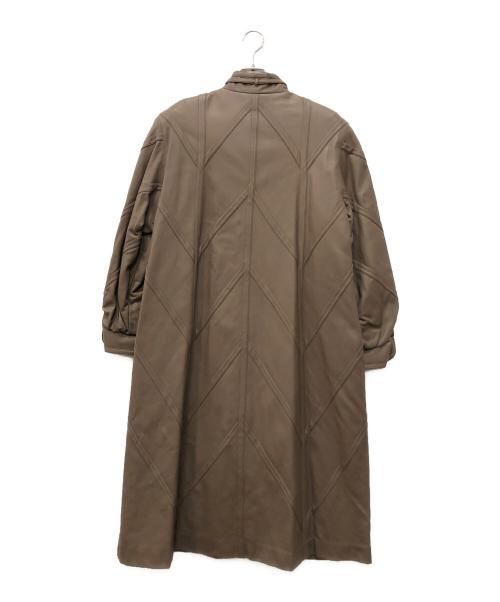 伊太利屋（イタリヤ）伊太利屋 (イタリヤ) フェイクレザーコート ブラウン サイズ:9A2の古着・服飾アイテム