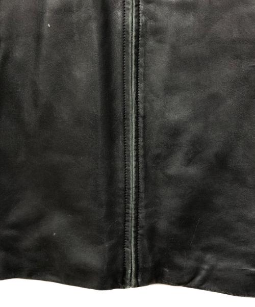 Claiborne（クレイボーン）Claiborne (クレイボーン) レザージャケット ブラック サイズ:XLの古着・服飾アイテム