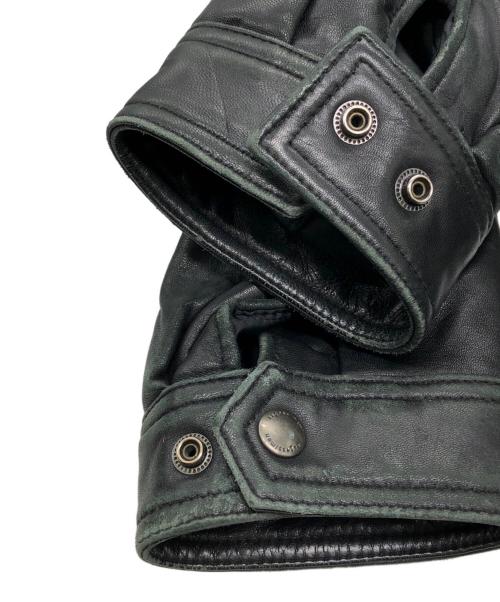 Claiborne（クレイボーン）Claiborne (クレイボーン) レザージャケット ブラック サイズ:XLの古着・服飾アイテム