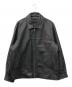 Claiborne（クレイボーン）の古着「レザージャケット」｜ブラック