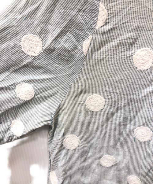 mina perhonen（ミナ ペルホネン）mina perhonen (ミナ ペルホネン) ドットワンピース ブルー サイズ:38の古着・服飾アイテム