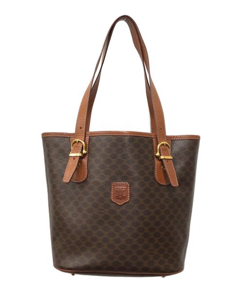 CELINE（セリーヌ）CELINE (セリーヌ) マガダム柄トートバッグ ブラウン サイズ:下記参照の古着・服飾アイテム