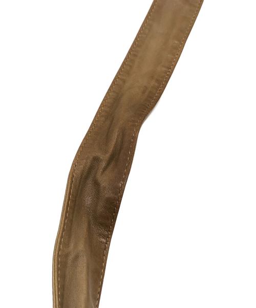 ARTS&SCIENCE（アーツアンドサイエンス）ARTS&SCIENCE (アーツアンドサイエンス) レザーショルダーバッグ ベージュ サイズ:下記参照の古着・服飾アイテム