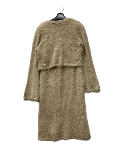 vallan（バラン）vallan (バラン) モヘアニット セットアップ ベージュ サイズ:Fの古着・服飾アイテム