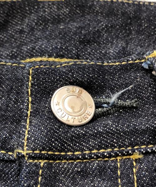 Subculture（サブカルチャー）Subculture (サブカルチャー) 4701XX IRON DENIM PANTS インディゴ サイズ:W32の古着・服飾アイテム