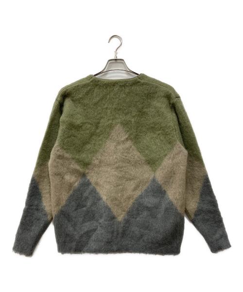 Pherrow's（フェローズ）Pherrow's (フェローズ) モヘア混カーディガン グリーン サイズ:40の古着・服飾アイテム