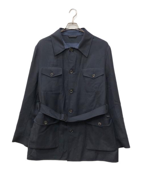 BRIONI（ブリオーニ）BRIONI (ブリオーニ) ダブルフィールドジャケット ネイビー サイズ:XXLの古着・服飾アイテム