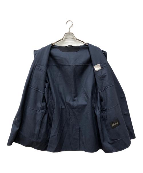 BRIONI（ブリオーニ）BRIONI (ブリオーニ) ダブルフィールドジャケット ネイビー サイズ:XXLの古着・服飾アイテム