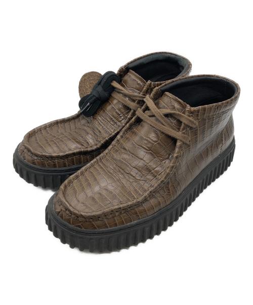 CLARKS（クラークス）CLARKS (クラークス) Martine rose (マーティン・ローズ) レザーシューズ ブラウン サイズ:UK8の古着・服飾アイテム