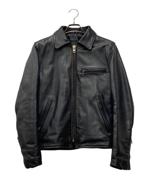 VANSON（バンソン）VANSON (バンソン) シングルライダースジャケット ブラック サイズ:36の古着・服飾アイテム