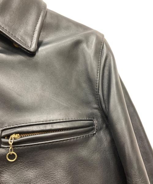 VANSON（バンソン）VANSON (バンソン) シングルライダースジャケット ブラック サイズ:36の古着・服飾アイテム