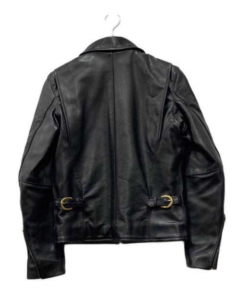VANSON（バンソン）VANSON (バンソン) シングルライダースジャケット ブラック サイズ:36の古着・服飾アイテム
