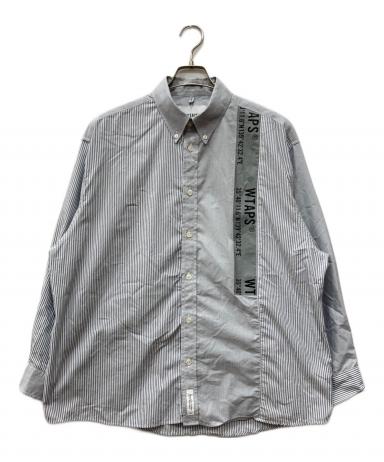 中古・古着通販】WTAPS (ダブルタップス) ボタンダウンシャツ ブルー