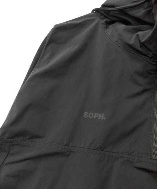 Bristol（ブリストル）Bristol (ブリストル) WILD SIDE (ワイルドサイド) HALF ZIP ANORAK ブラック サイズ:Mの古着・服飾アイテム