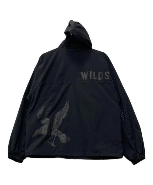 Bristol（ブリストル）Bristol (ブリストル) WILD SIDE (ワイルドサイド) HALF ZIP ANORAK ブラック サイズ:Mの古着・服飾アイテム