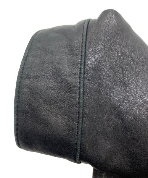 DOCKERS（ドッカーズ）DOCKERS (ドッカーズ) レザーブルゾン ブラック サイズ:XXLの古着・服飾アイテム