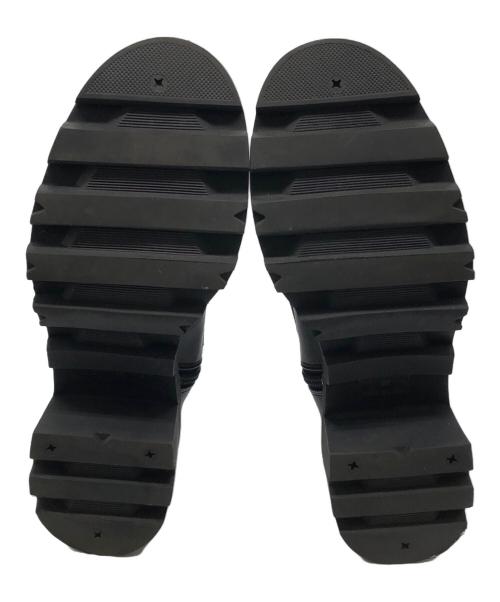 HER LIP TO（ハーリップトゥ）Her lip to (ハーリップトゥ) Gold Buckle Lace-Up Boots ブラック サイズ:36の古着・服飾アイテム