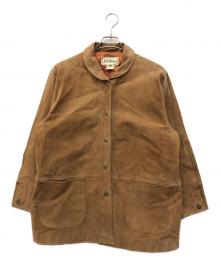 L.L.Bean（エルエルビーン）の古着「PIG SUEDE SHAWL COLLAR JACKET」｜ブラウン