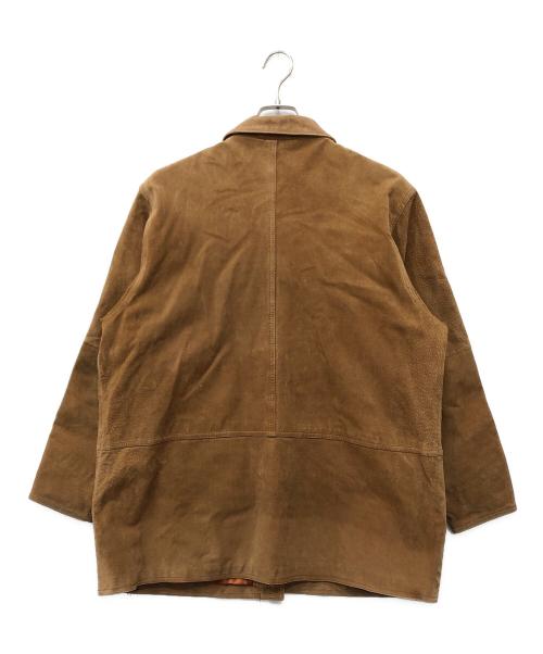 L.L.Bean（エルエルビーン）L.L.Bean (エルエルビーン) PIG SUEDE SHAWL COLLAR JACKET ブラウン サイズ:XLの古着・服飾アイテム