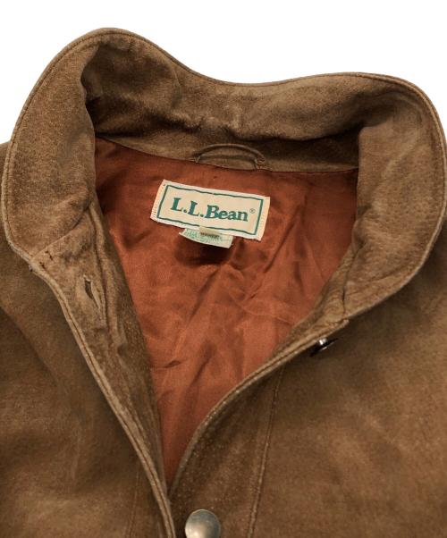 L.L.Bean（エルエルビーン）L.L.Bean (エルエルビーン) PIG SUEDE SHAWL COLLAR JACKET ブラウン サイズ:XLの古着・服飾アイテム