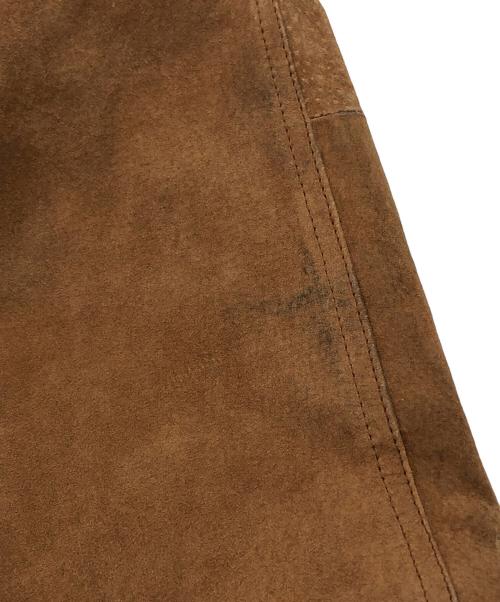 L.L.Bean（エルエルビーン）L.L.Bean (エルエルビーン) PIG SUEDE SHAWL COLLAR JACKET ブラウン サイズ:XLの古着・服飾アイテム