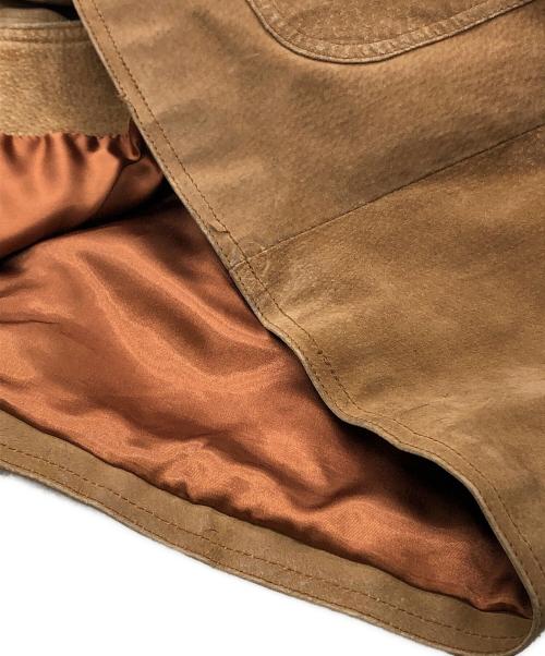 L.L.Bean（エルエルビーン）L.L.Bean (エルエルビーン) PIG SUEDE SHAWL COLLAR JACKET ブラウン サイズ:XLの古着・服飾アイテム