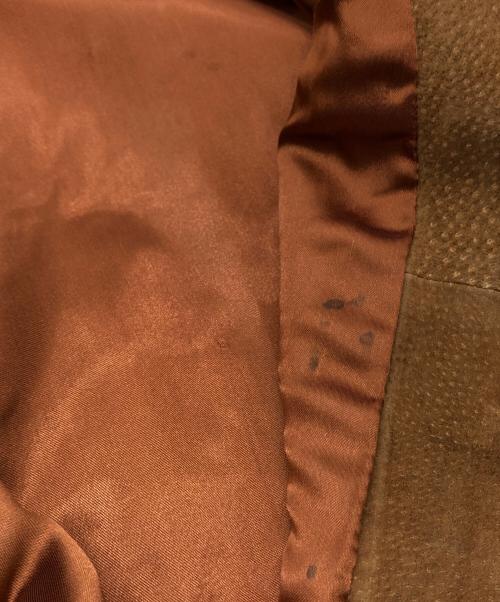 L.L.Bean（エルエルビーン）L.L.Bean (エルエルビーン) PIG SUEDE SHAWL COLLAR JACKET ブラウン サイズ:XLの古着・服飾アイテム