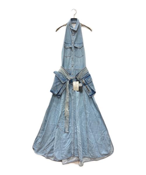 DIESEL（ディーゼル）DIESEL (ディーゼル) DE-POKYデニムシャツワンピース インディゴ サイズ:XS 未使用品の古着・服飾アイテム