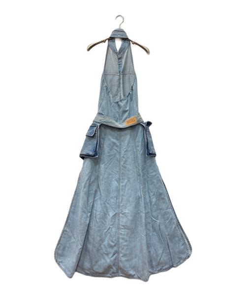 DIESEL（ディーゼル）DIESEL (ディーゼル) DE-POKYデニムシャツワンピース インディゴ サイズ:XS 未使用品の古着・服飾アイテム