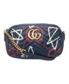 GUCCIグッチ）の古着「ショルダーバッグ」｜ネイビー