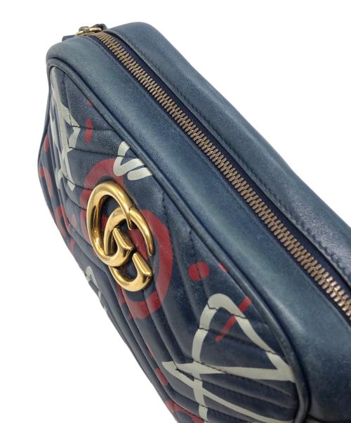 GUCCI（グッチ）GUCCI (グッチ) ショルダーバッグ ネイビー サイズ:下記参照の古着・服飾アイテム